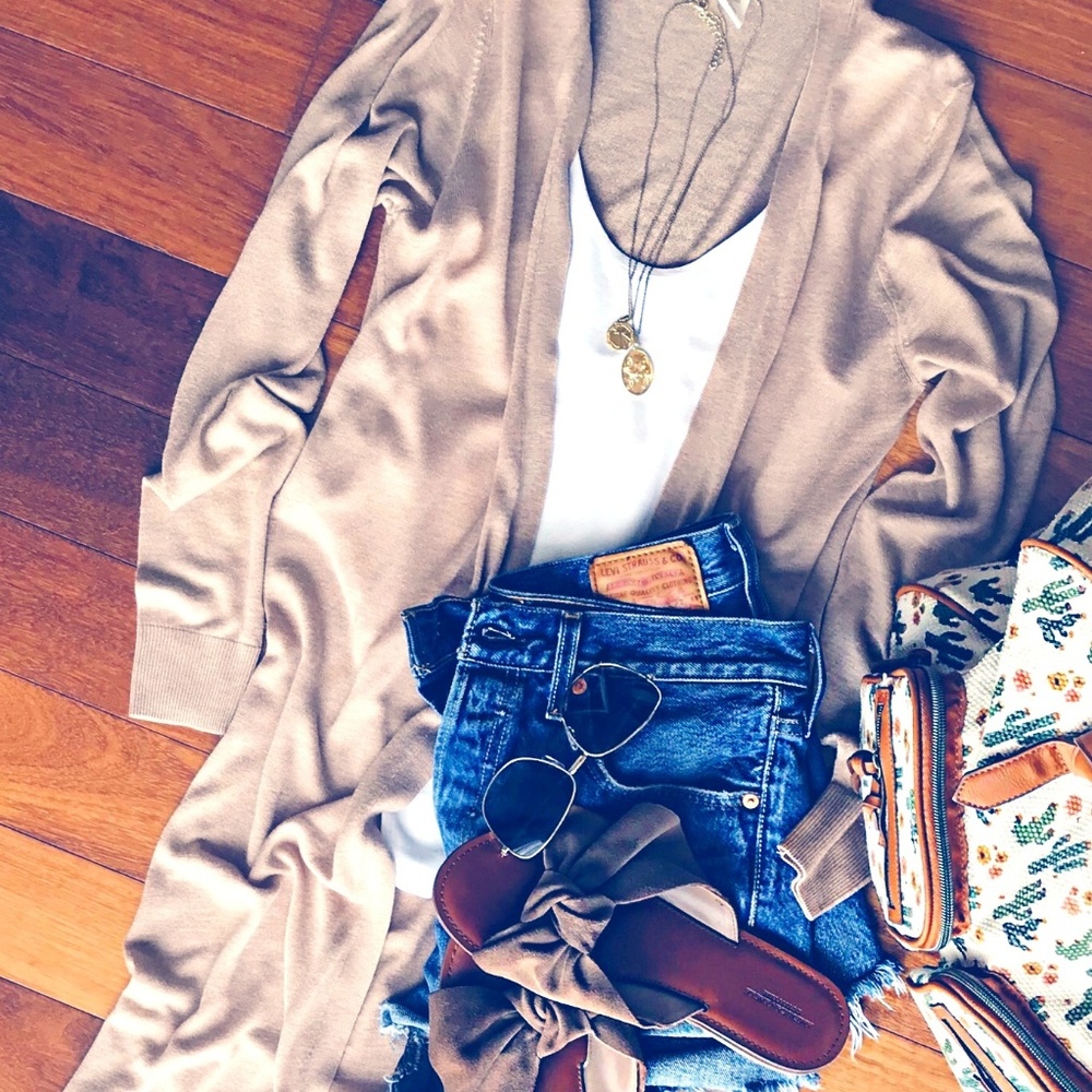 longline cardigan
